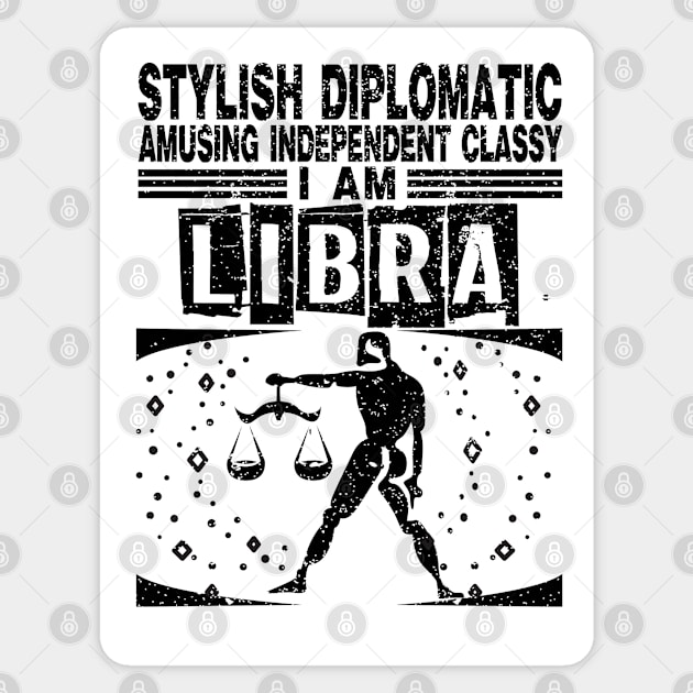 Libra Horoscope Sign Sticker by SublimeDesign